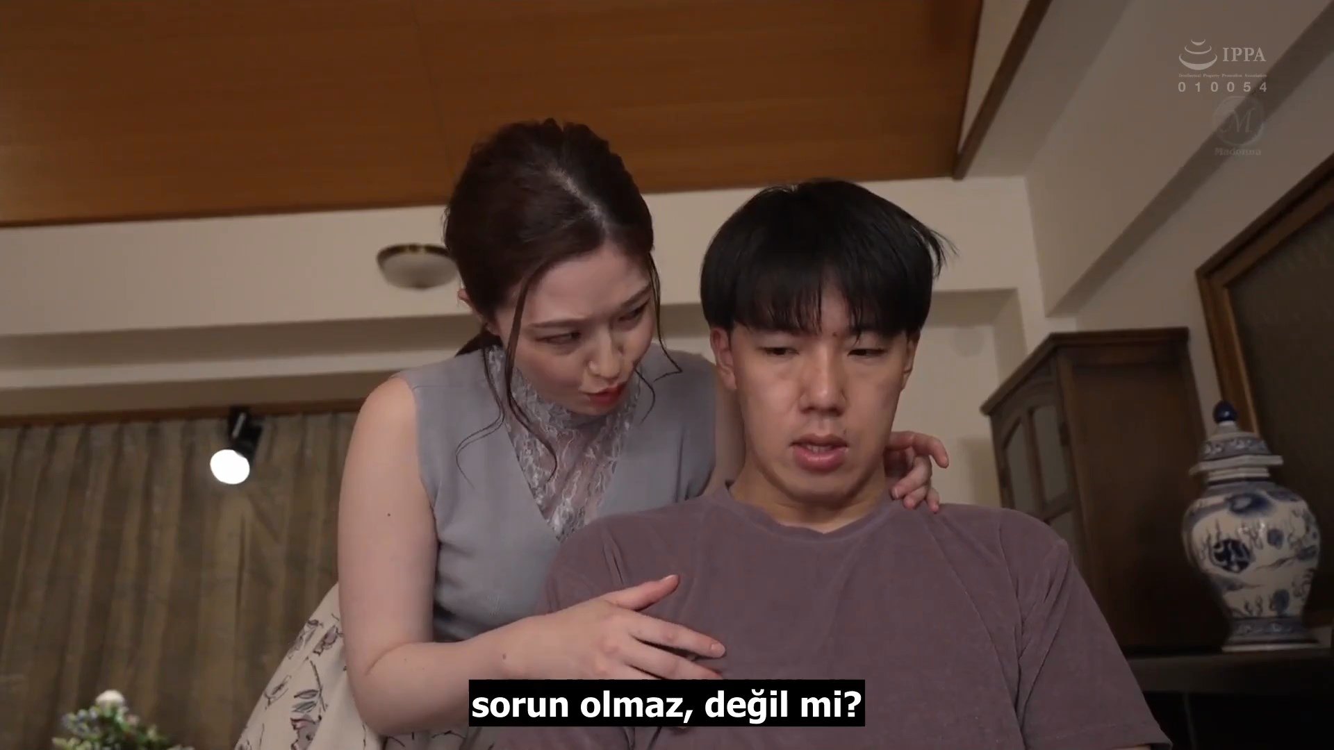 Kızının Hamileliğinde Damadıyla İlgilenen Japon Olgun Kayın Valide